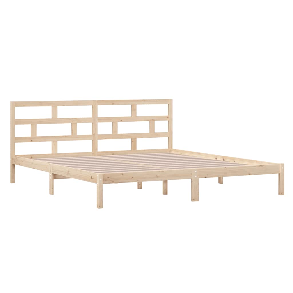 Okvir za krevet od masivne borovine 140 x 190 cm