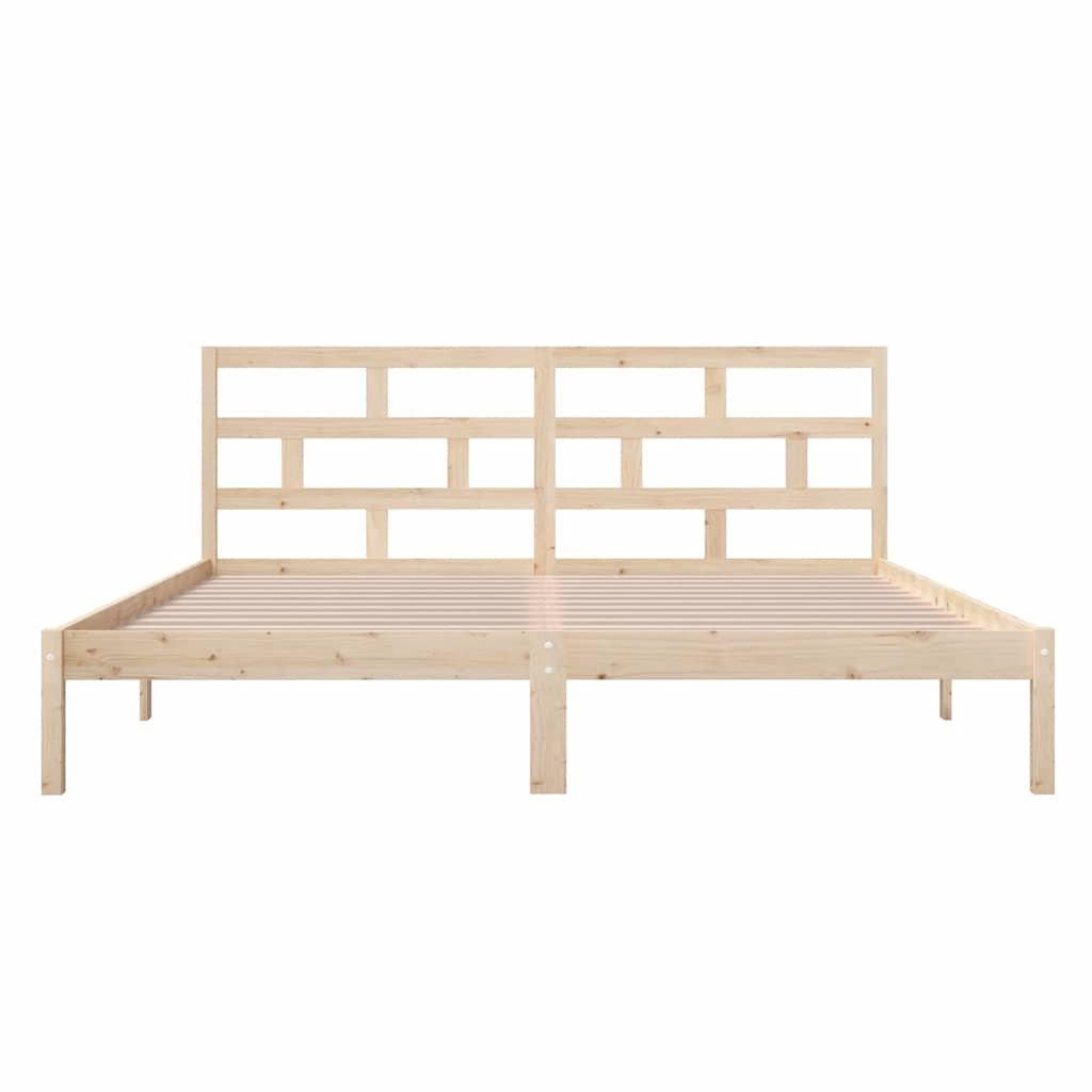 Okvir za krevet od masivne borovine 140 x 190 cm