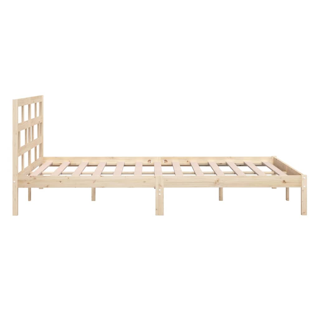 Okvir za krevet od masivne borovine 140 x 190 cm
