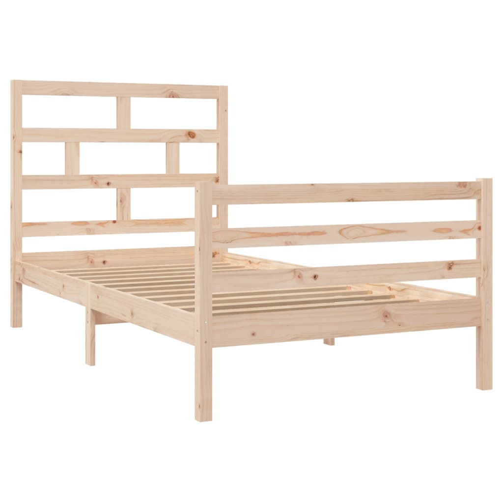 Okvir za krevet od masivne borovine 100 x 200 cm