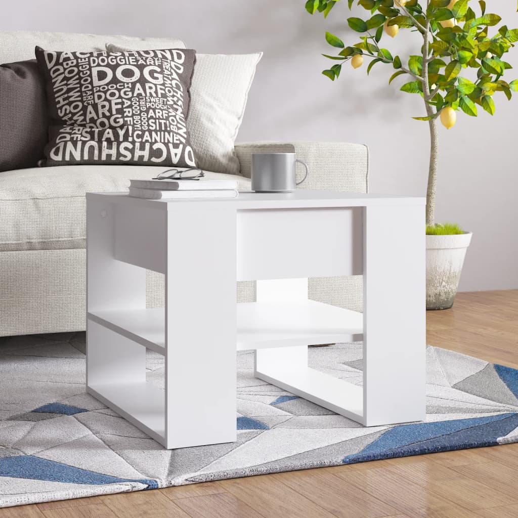 Stolić za kavu boja hrasta 55,5x55x45 cm konstruirano drvo