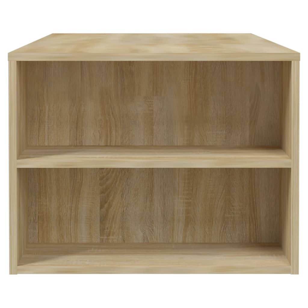 Stolić za kavu boja hrasta 102x55x42 cm konstruirano drvo