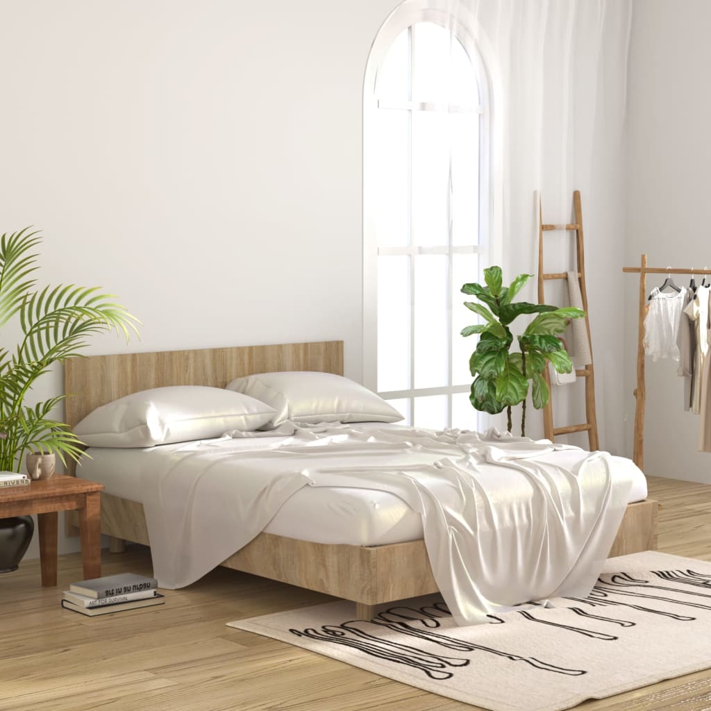 Uzglavlje za krevet boja hrasta sonome 160 x 1,5 x 80 cm drveno