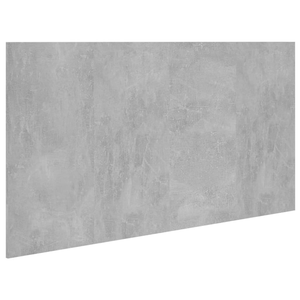Uzglavlje za krevet siva boja betona 160 x 1,5 x 80 cm drveno