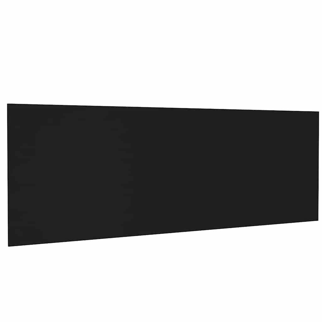Uzglavlje za krevet crno 240x1,5x80 cm od konstruiranog drva