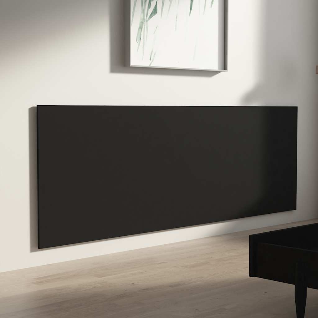 Uzglavlje za krevet crno 240x1,5x80 cm od konstruiranog drva