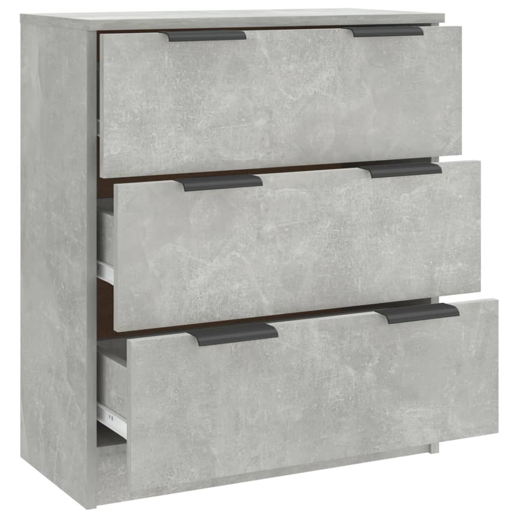 Komoda siva boja betona 60x30x70 cm od konstruiranog drva