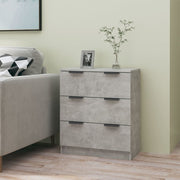 Komoda siva boja betona 60x30x70 cm od konstruiranog drva