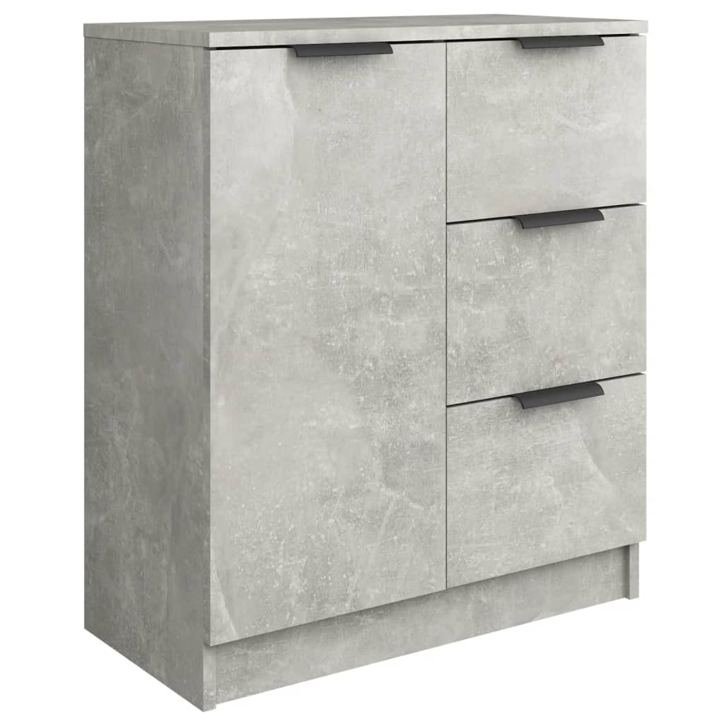 Komoda siva boja betona 60x30x70 cm od konstruiranog drva