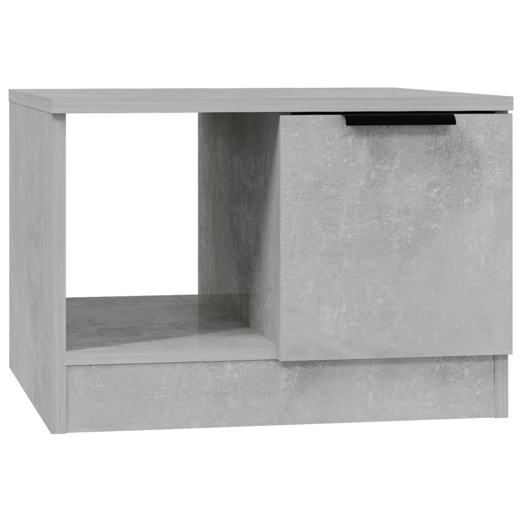Stolić za kavu boja betona 50x50x36 cm konstruirano drvo