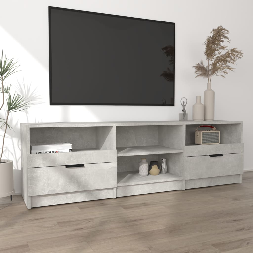 TV ormarić boja betona 150x33,5x45 cm od konstruiranog drva