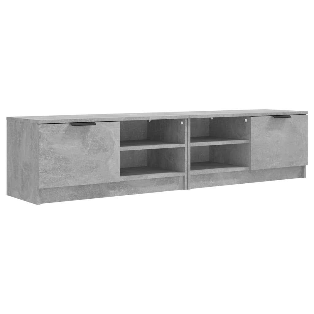 TV ormarići 2 kom boja betona 80x35x36,5 cm konstruirano drvo