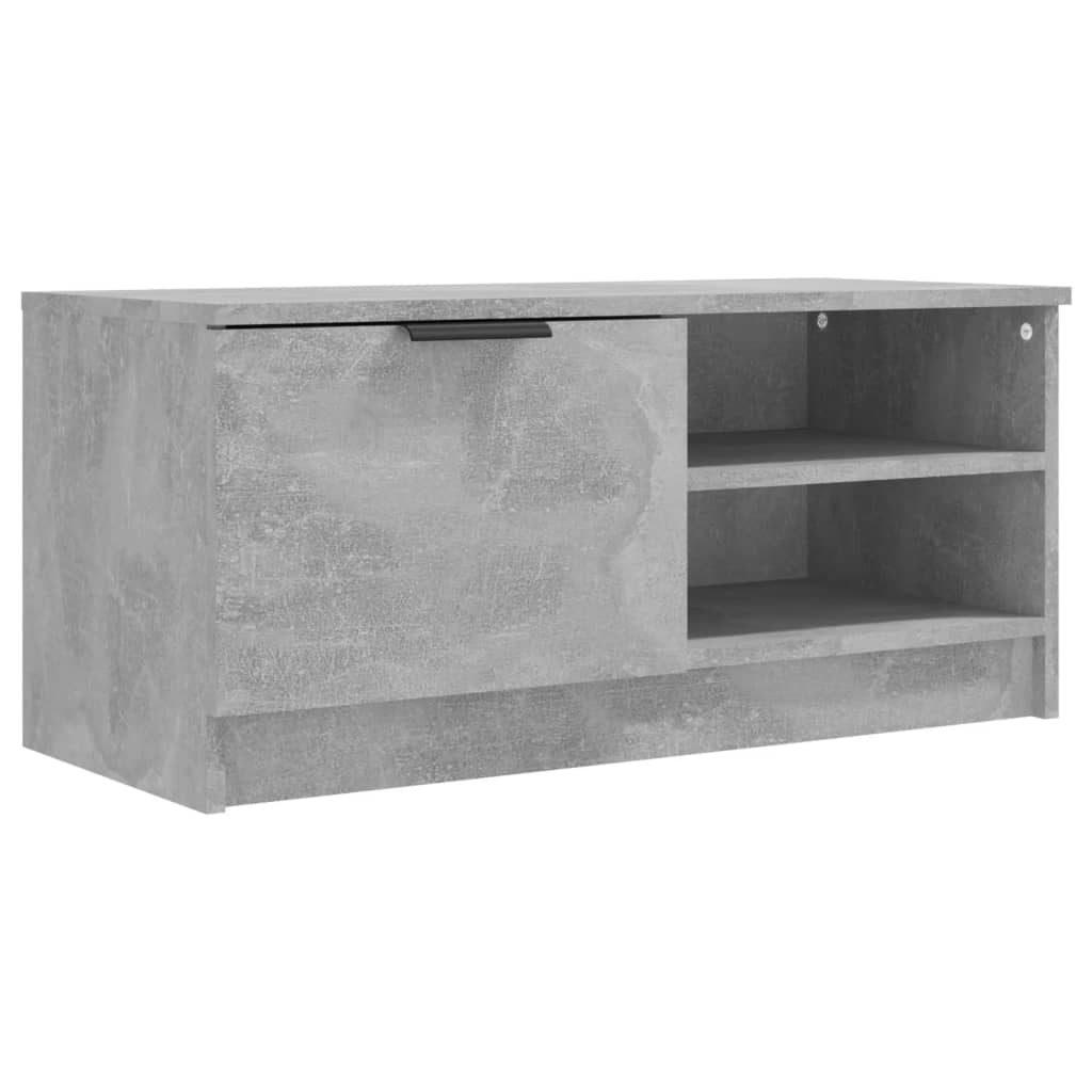 TV ormarići 2 kom boja betona 80x35x36,5 cm konstruirano drvo