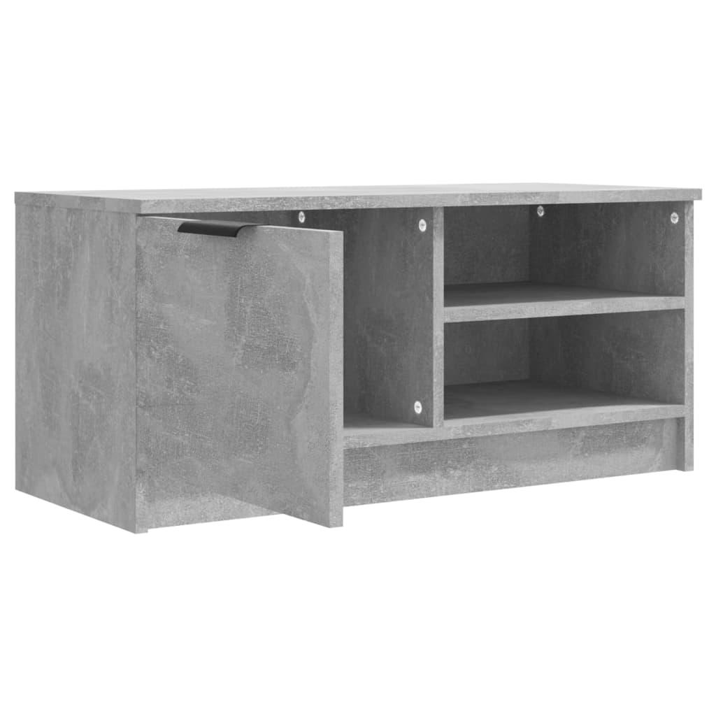 TV ormarići 2 kom boja betona 80x35x36,5 cm konstruirano drvo