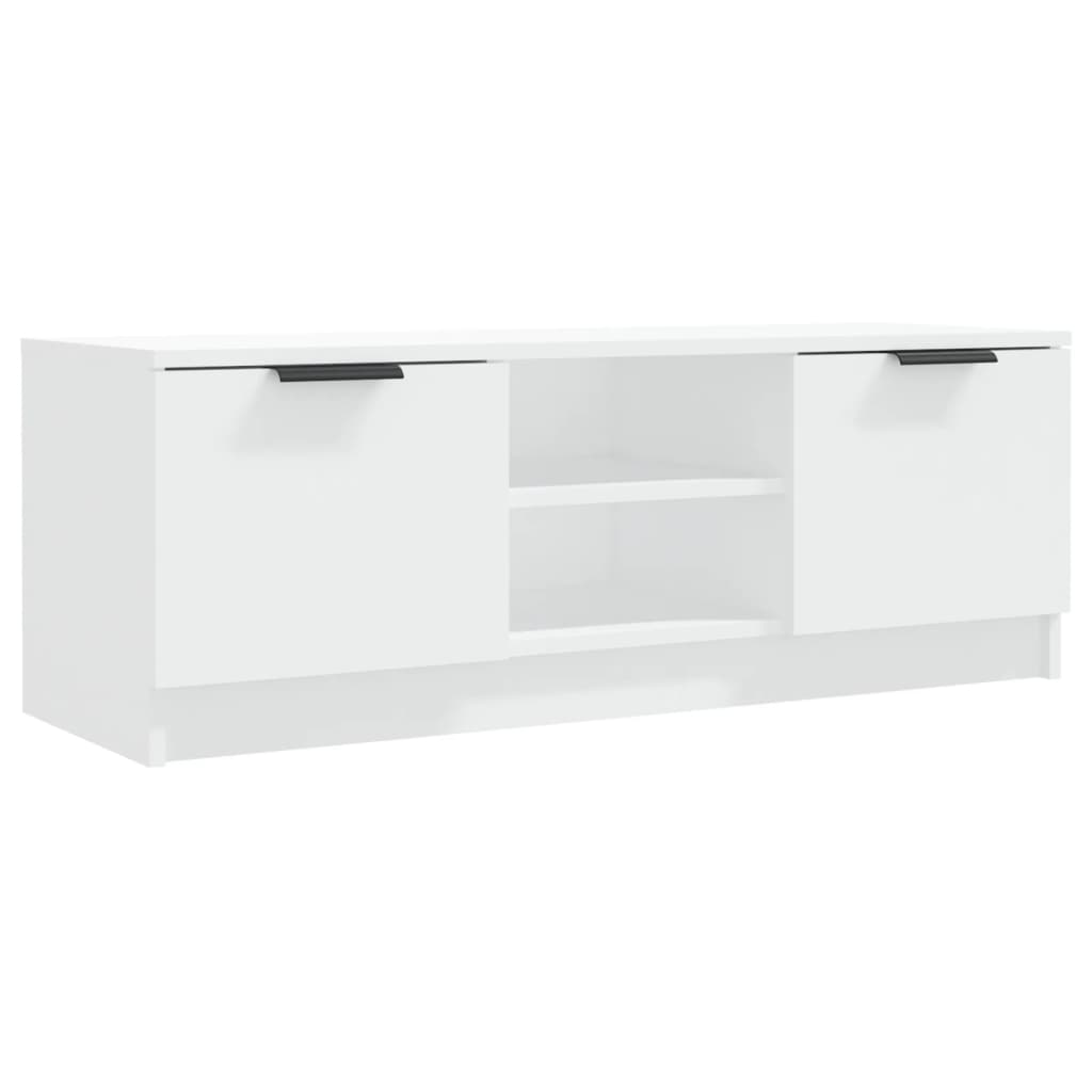TV ormarić bijeli 102 x 35 x 36,5 cm od konstruiranog drva