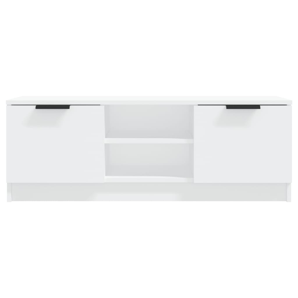 TV ormarić bijeli 102 x 35 x 36,5 cm od konstruiranog drva