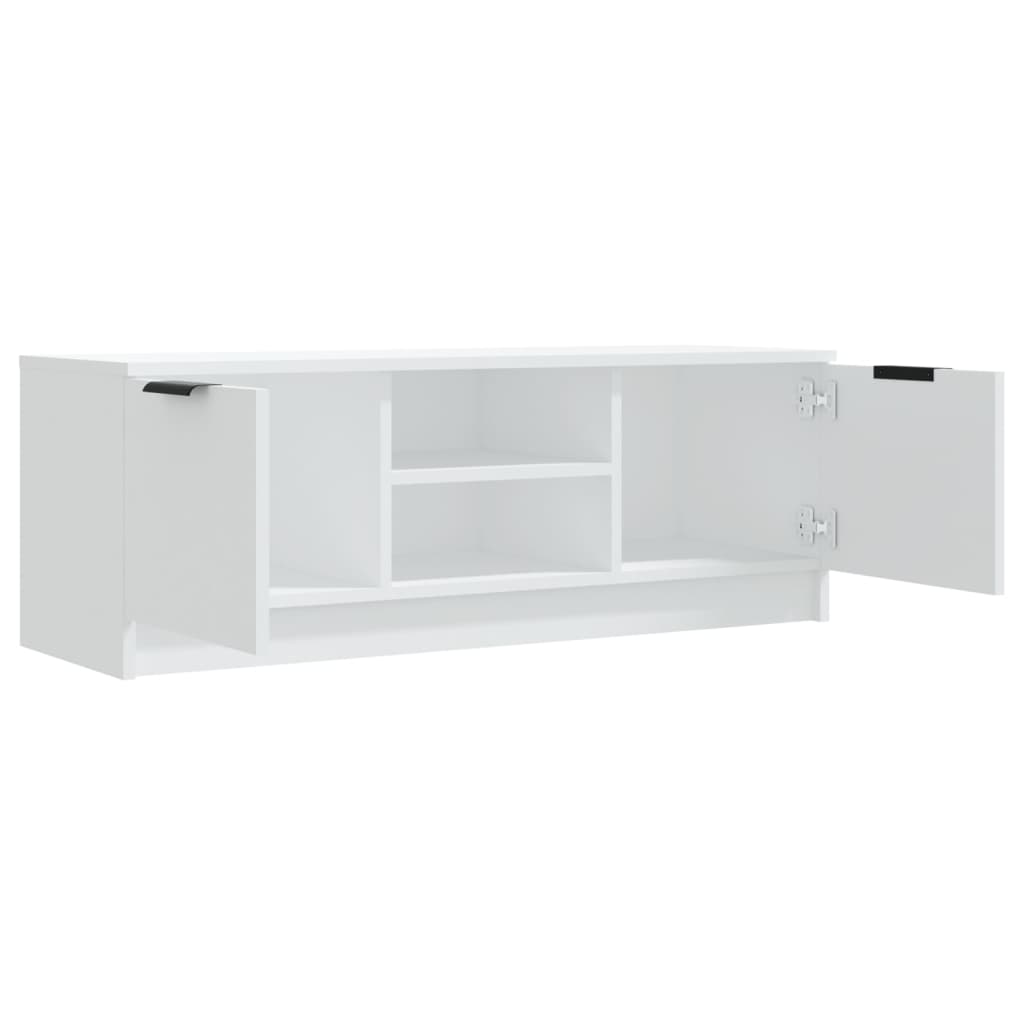 TV ormarić bijeli 102 x 35 x 36,5 cm od konstruiranog drva