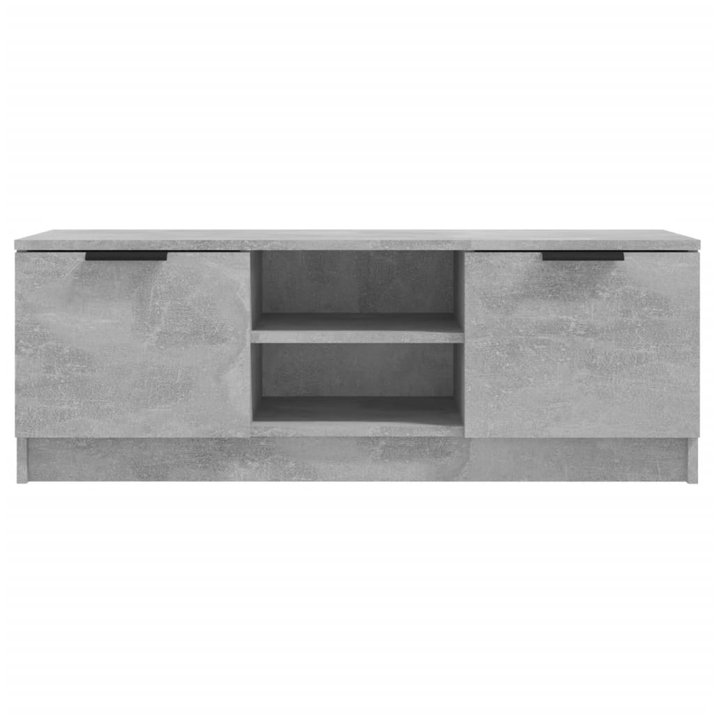 TV ormarić boja betona 102x35x36,5 cm od konstruiranog drva