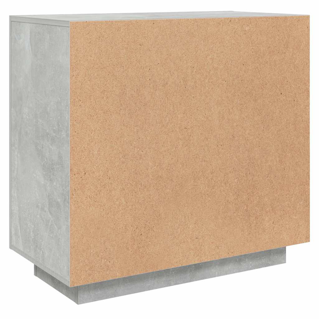 Komoda siva boja betona 80x40x75 cm od konstruiranog drva