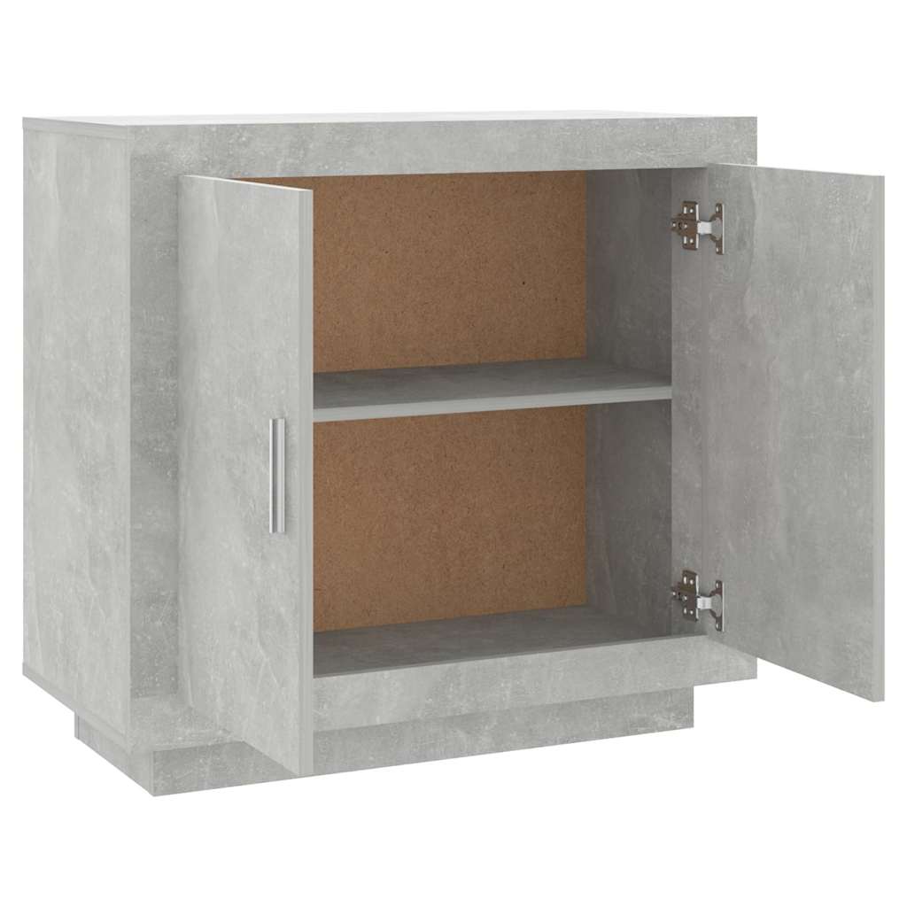 Komoda siva boja betona 80x40x75 cm od konstruiranog drva