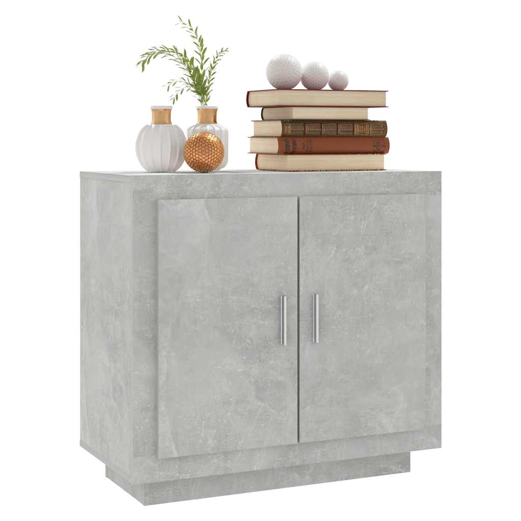 Komoda siva boja betona 80x40x75 cm od konstruiranog drva