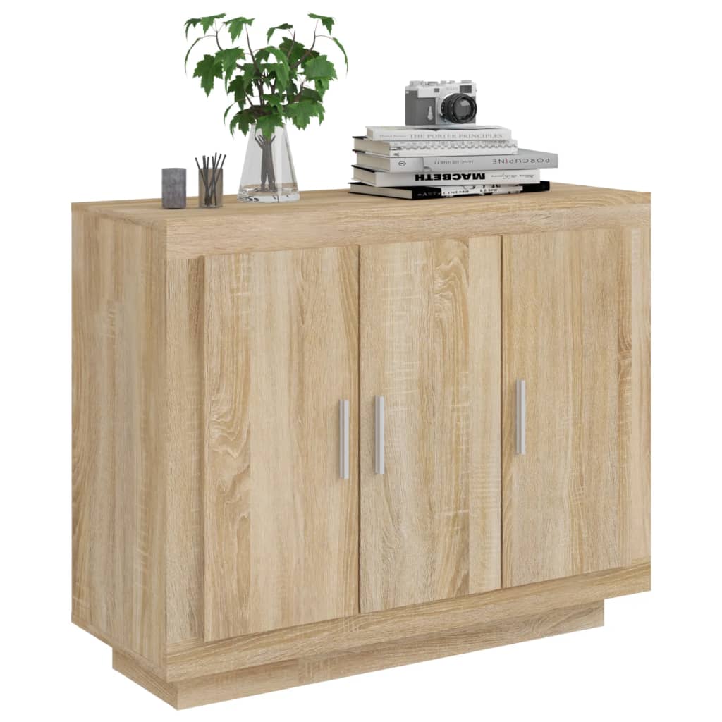 Komoda boja hrasta sonome 92x35x75 cm od konstruiranog drva