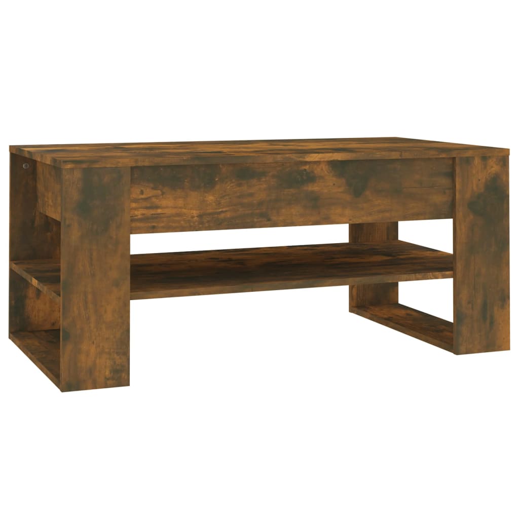 Stolić za kavu boja hrasta 102x55x45 cm konstruirano drvo