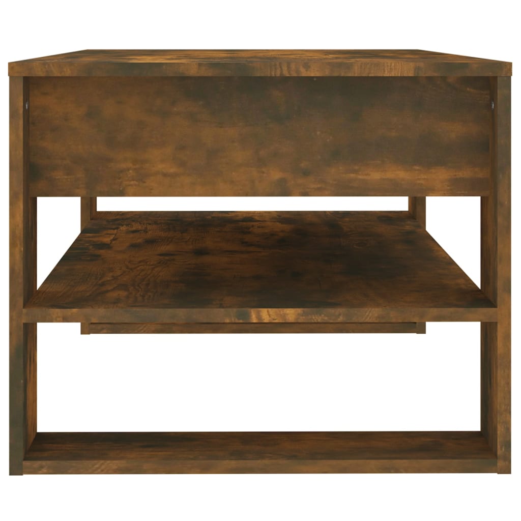 Stolić za kavu boja hrasta 102x55x45 cm konstruirano drvo