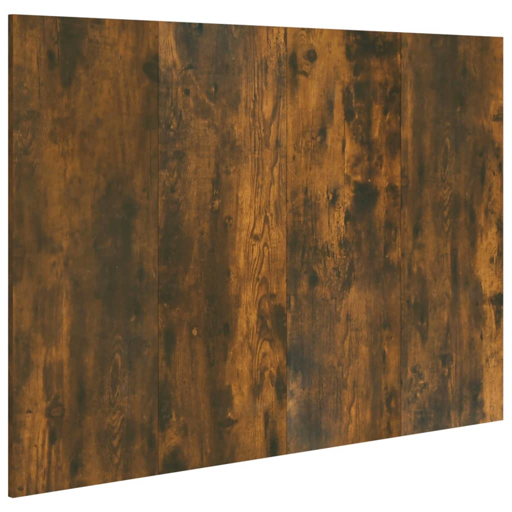 Uzglavlje za krevet boja dimljenog hrasta 120x1,5x80 cm drveno