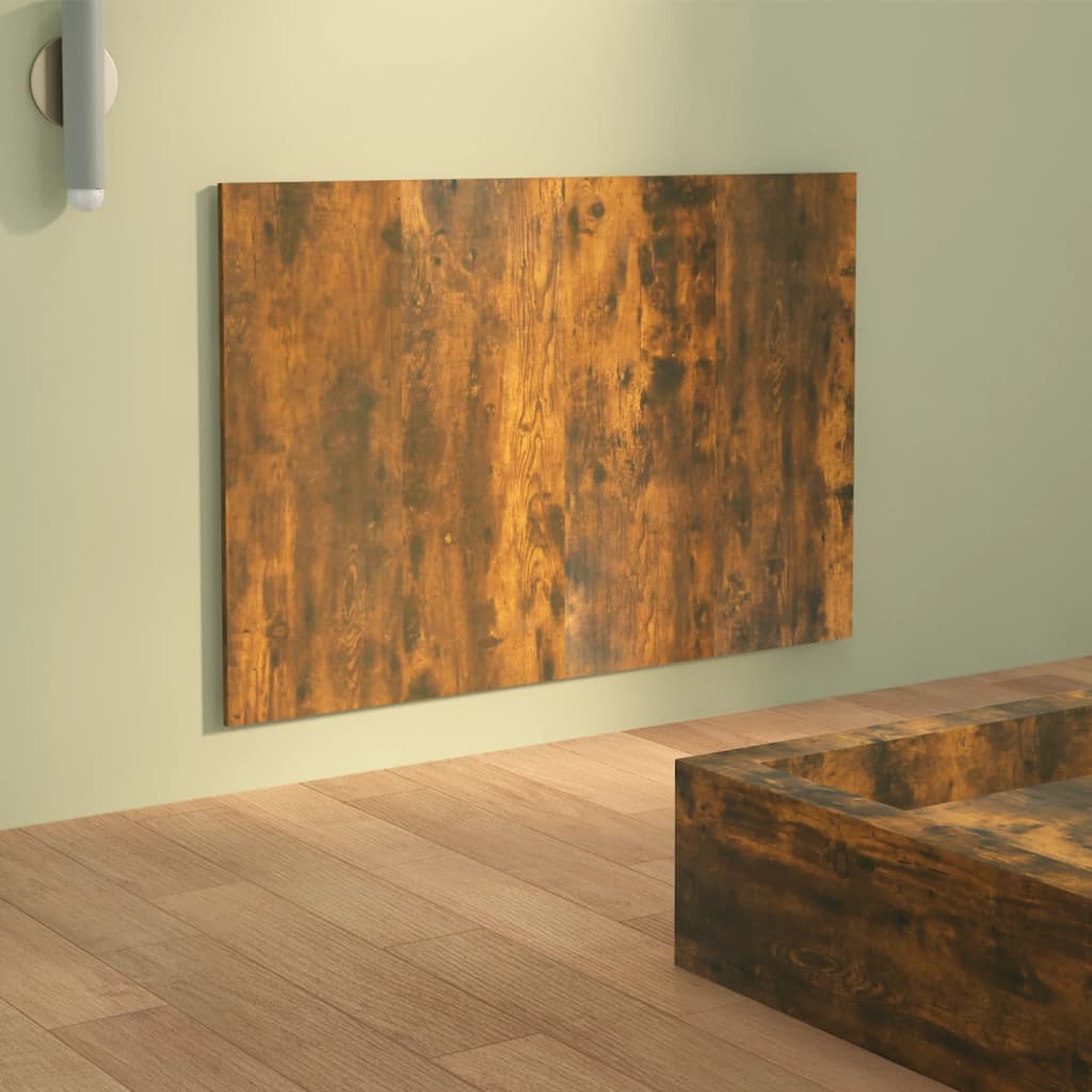 Uzglavlje za krevet boja dimljenog hrasta 120x1,5x80 cm drveno