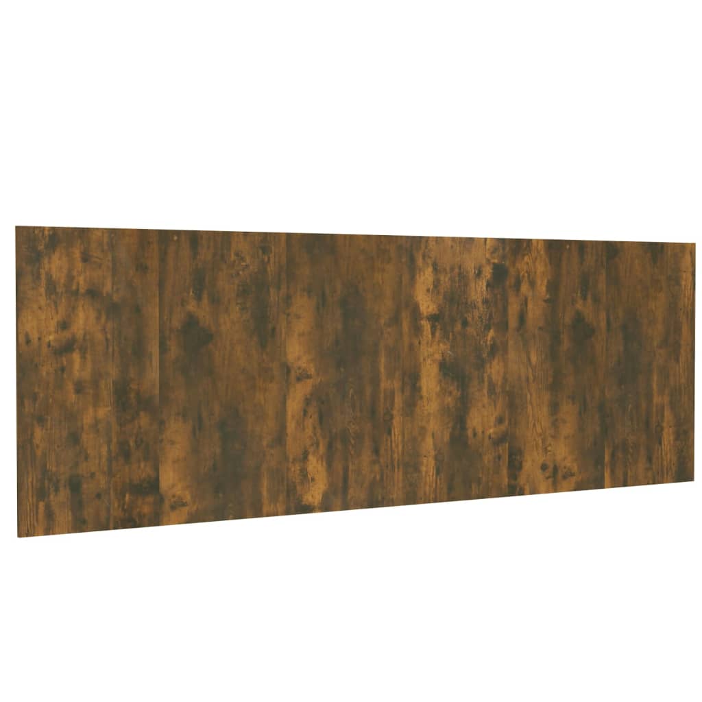 Zidno uzglavlje boja dimljenog hrasta 240 x 1,5 x 80 cm drveno