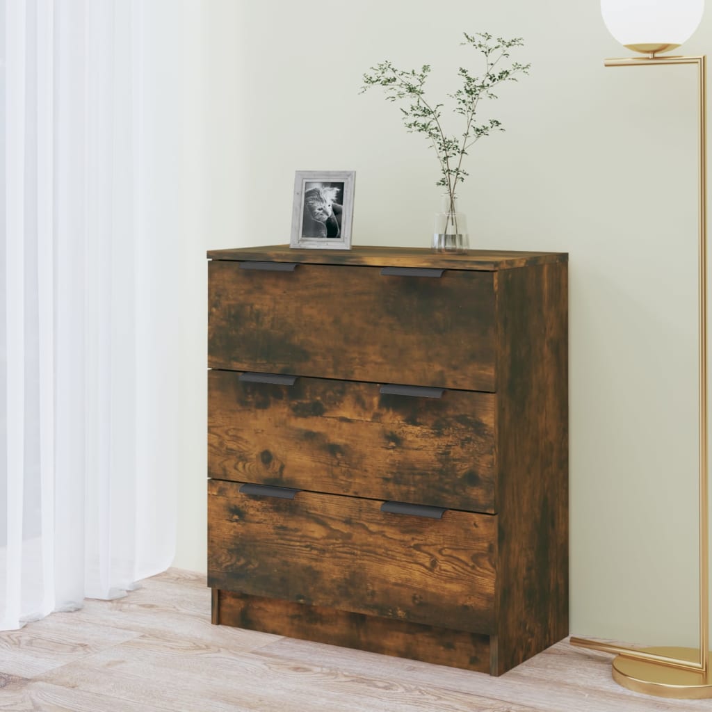 Komoda boja dimljenog hrasta 60x30x70 cm od konstruiranog drva