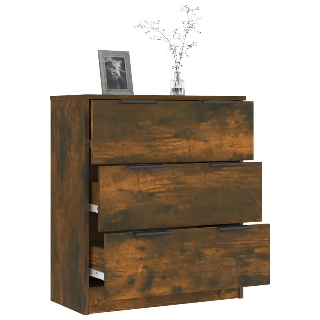Komoda boja dimljenog hrasta 60x30x70 cm od konstruiranog drva