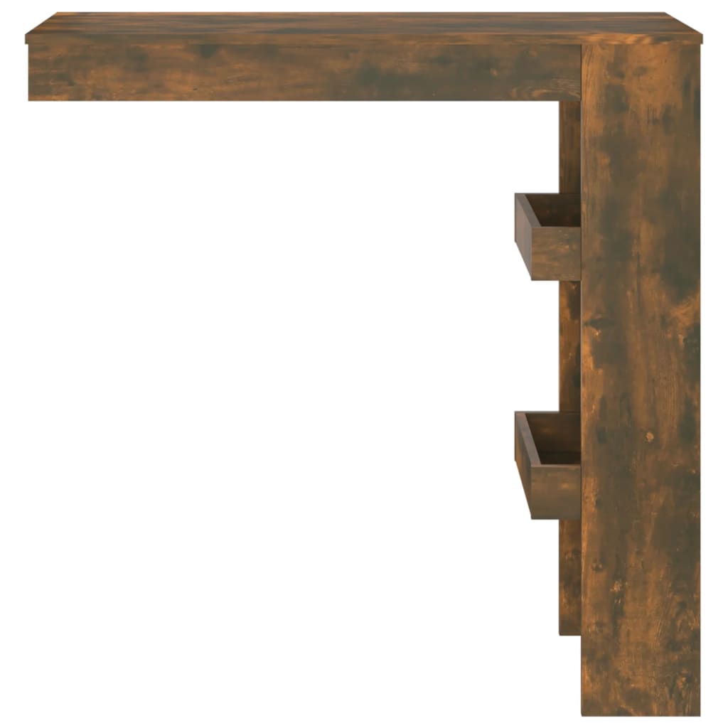 Zidni barski stol boja hrasta 102x45x103,5 cm konstruirano drvo