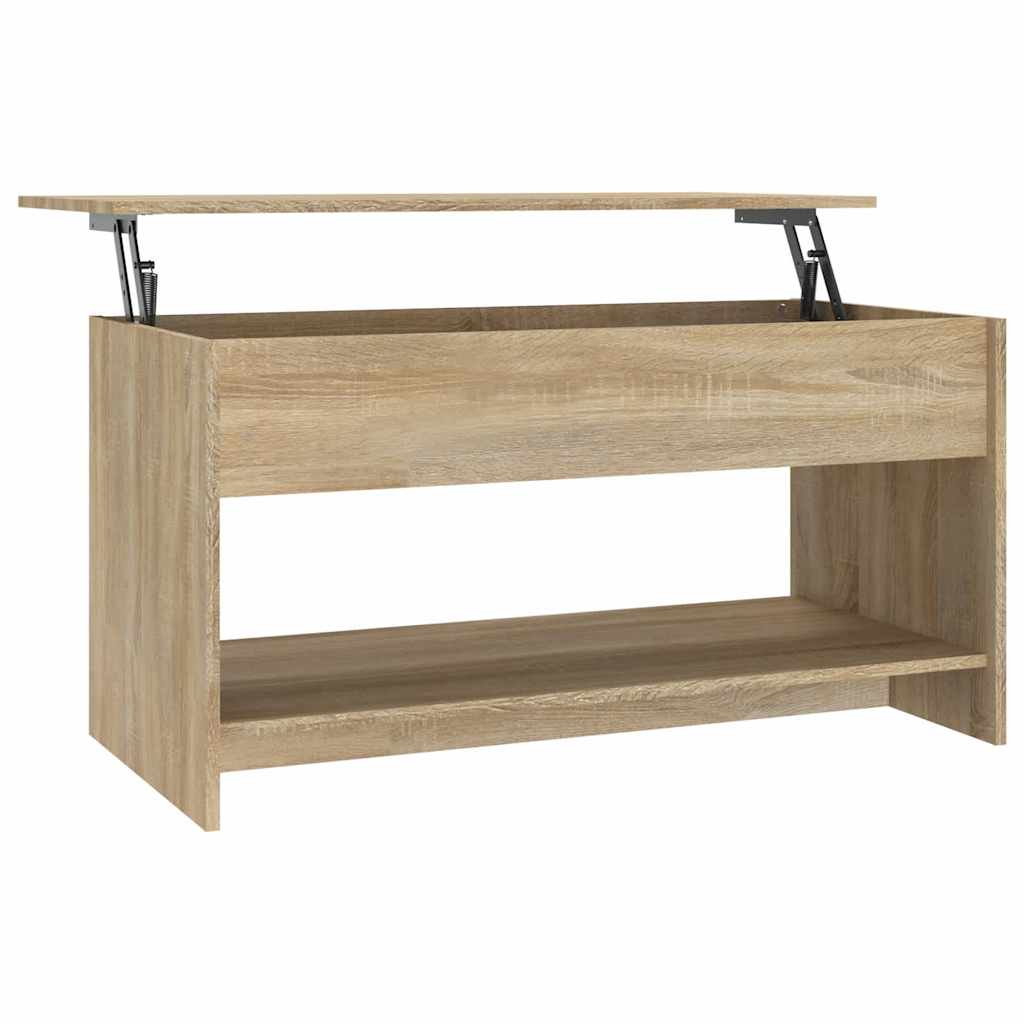 Stolić za kavu boja hrasta 102x50x52,5 cm konstruirano drvo