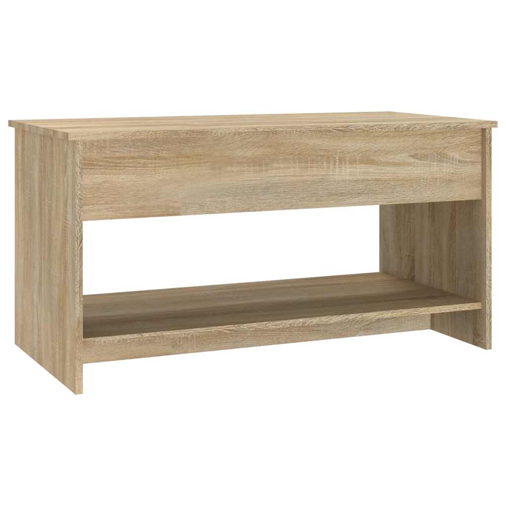 Stolić za kavu boja hrasta 102x50x52,5 cm konstruirano drvo
