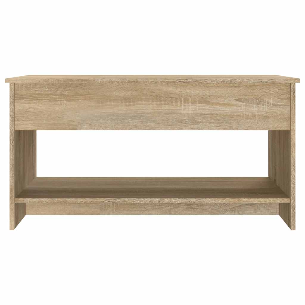 Stolić za kavu boja hrasta 102x50x52,5 cm konstruirano drvo