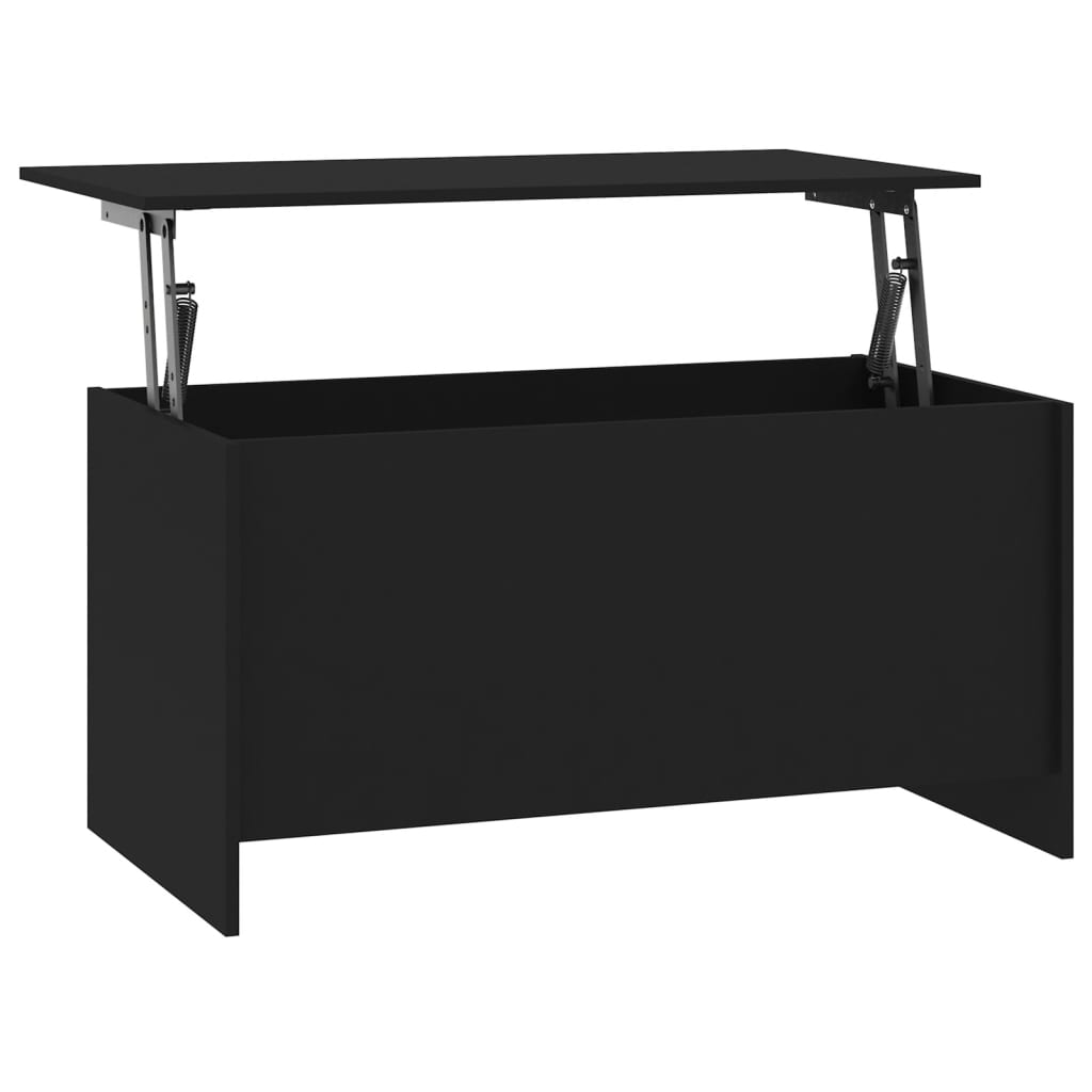 Stolić za kavu crni 102 x 55,5 x 52,5 cm od konstruiranog drva