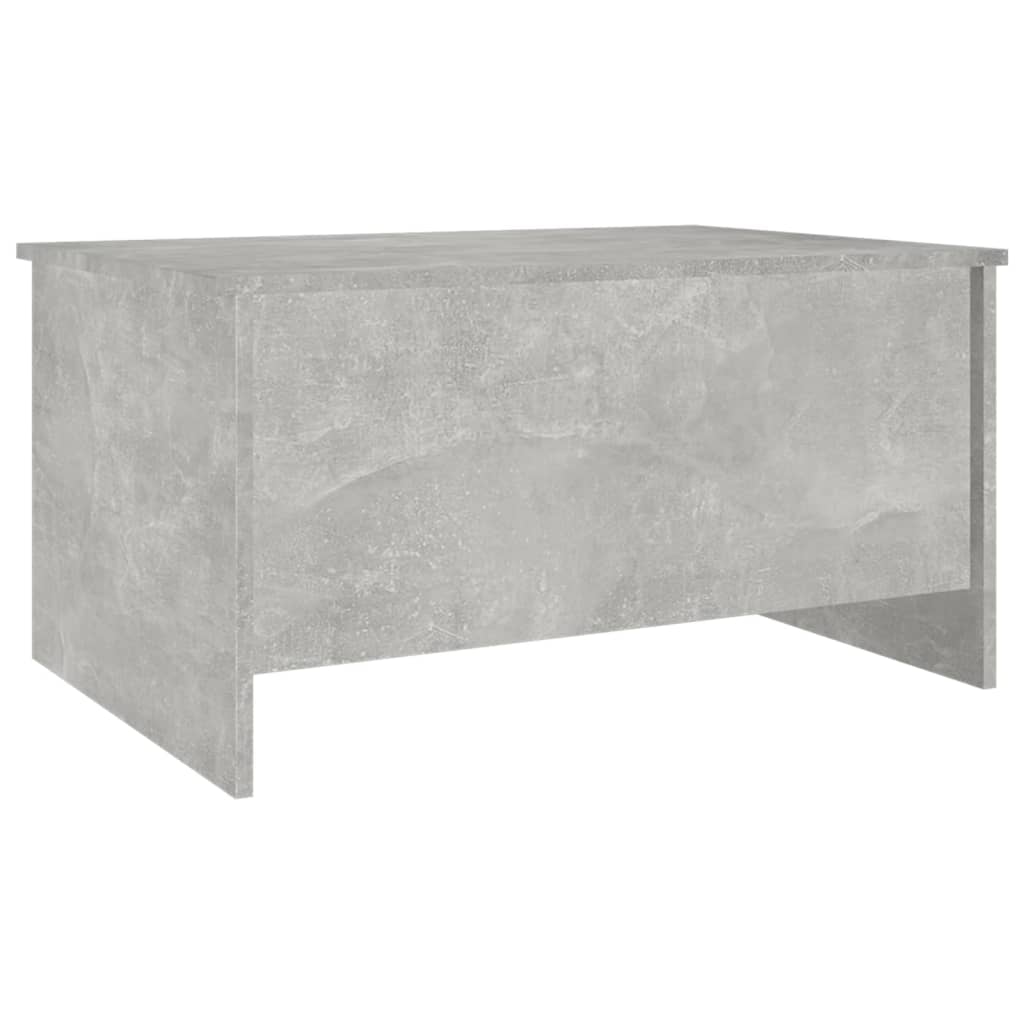 Stolić za kavu boja betona 80x55,5x41,5 cm konstruirano drvo
