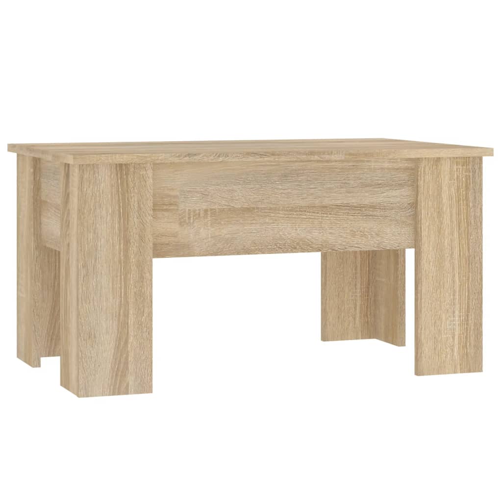Stolić za kavu boja hrasta 79 x 49 x 41 cm konstruirano drvo
