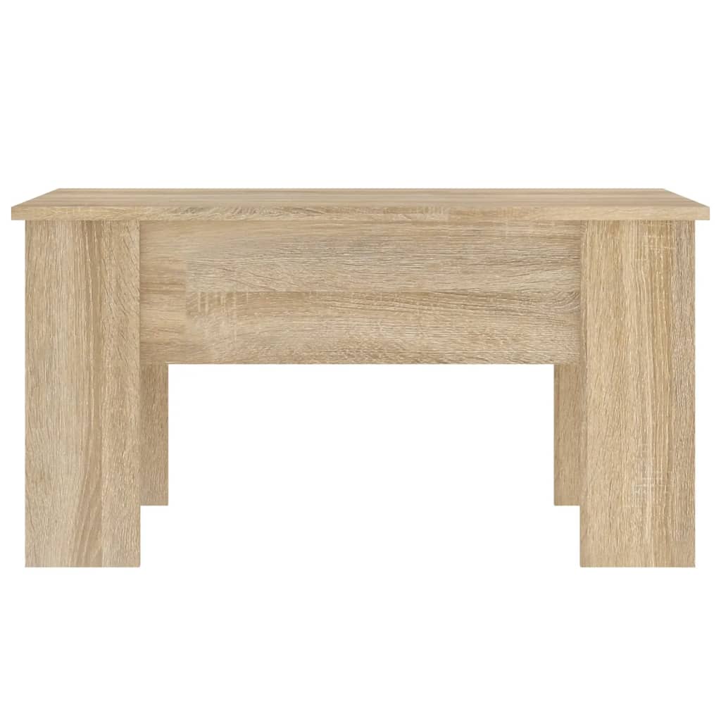 Stolić za kavu boja hrasta 79 x 49 x 41 cm konstruirano drvo