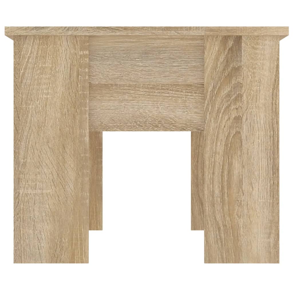 Stolić za kavu boja hrasta 79 x 49 x 41 cm konstruirano drvo