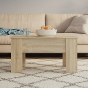 Stolić za kavu boja hrasta 79 x 49 x 41 cm konstruirano drvo