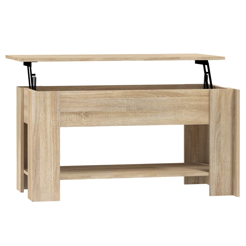 Stolić za kavu boja hrasta 101x49x52 cm konstruirano drvo