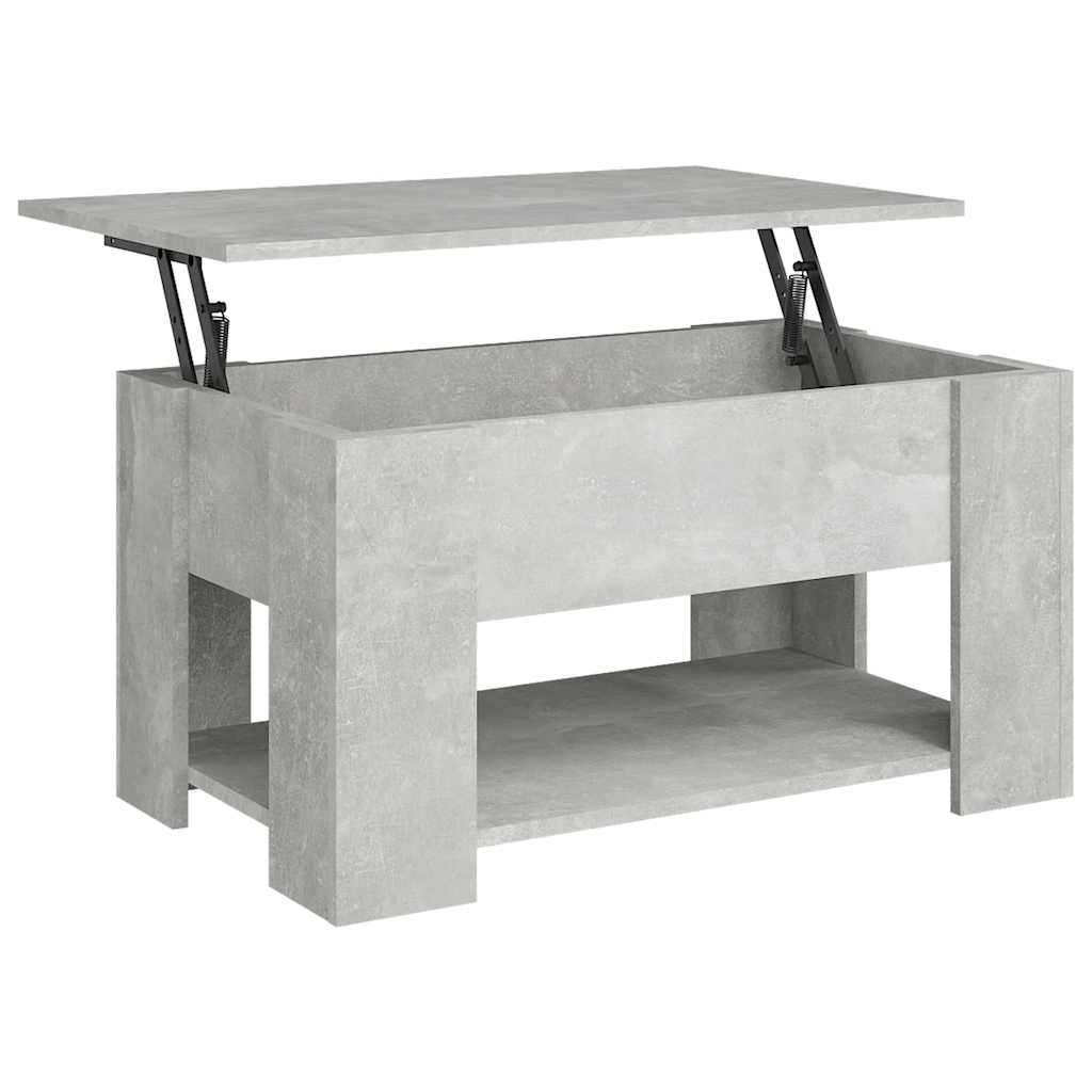 Stolić za kavu boja betona 79 x 49 x 41 cm konstruirano drvo