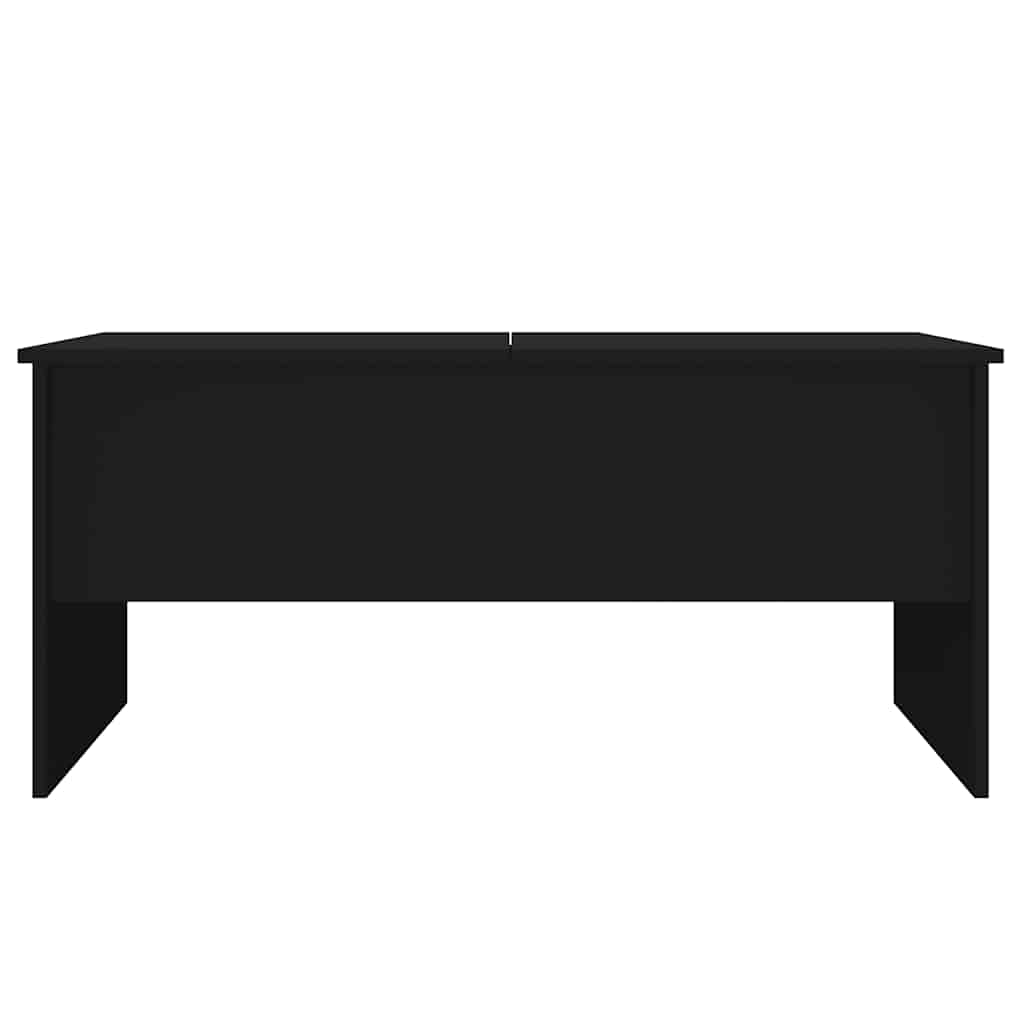 Stolić za kavu crni 102x50,5x46,5 cm od konstruiranog drva