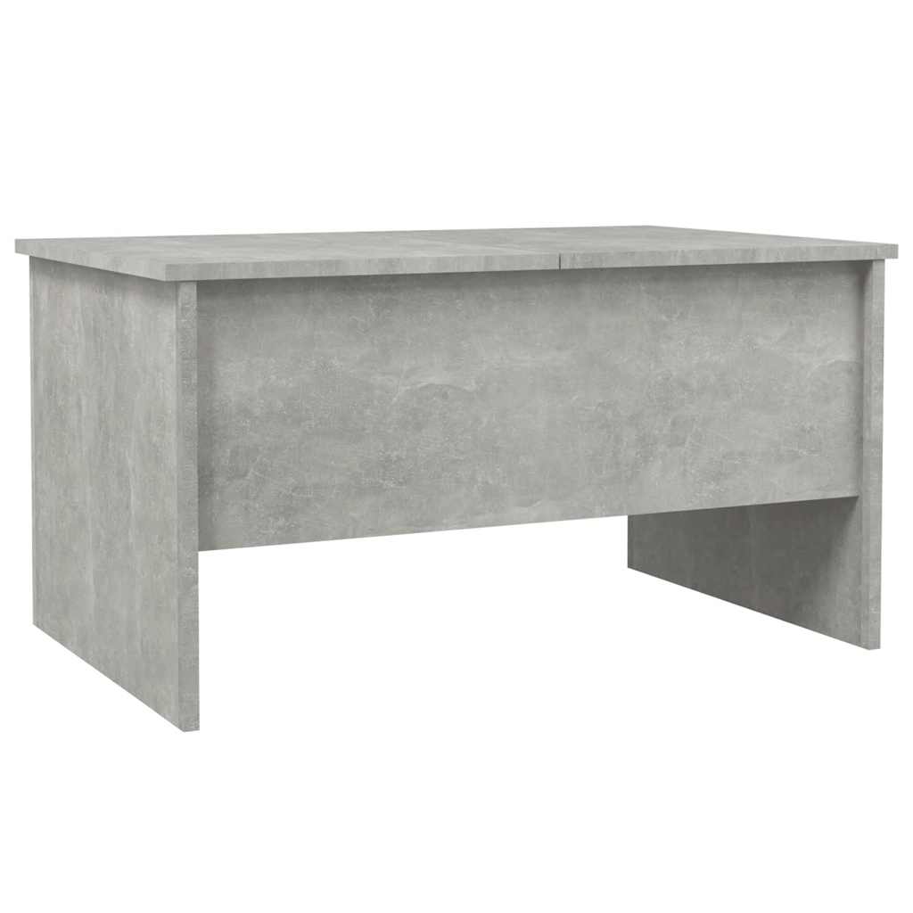 Stolić za kavu boja betona 80x50x42,5 cm konstruirano drvo