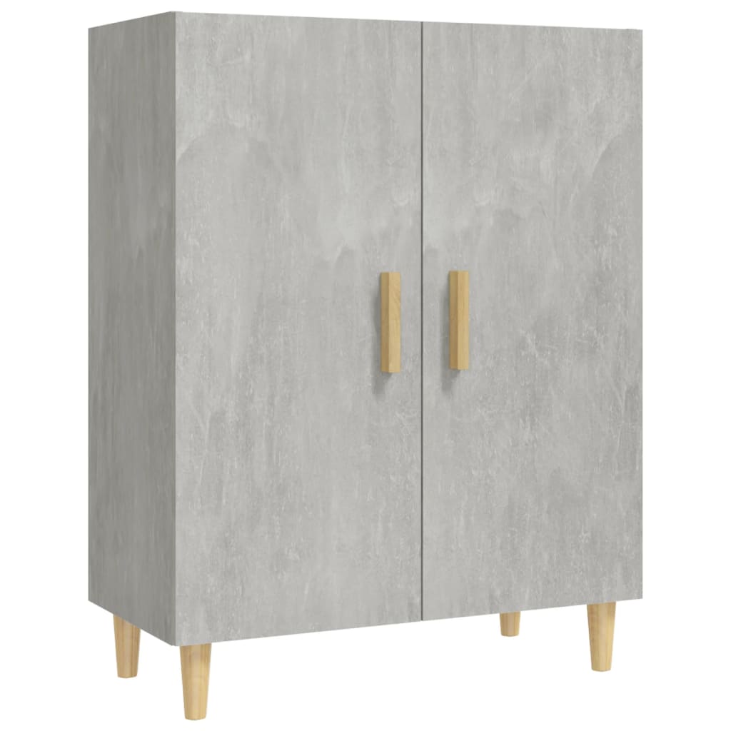 Komoda siva boja betona 70x34x90 cm od konstruiranog drva