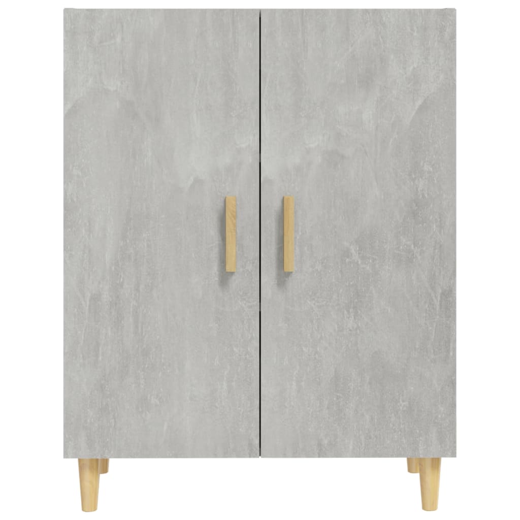 Komoda siva boja betona 70x34x90 cm od konstruiranog drva