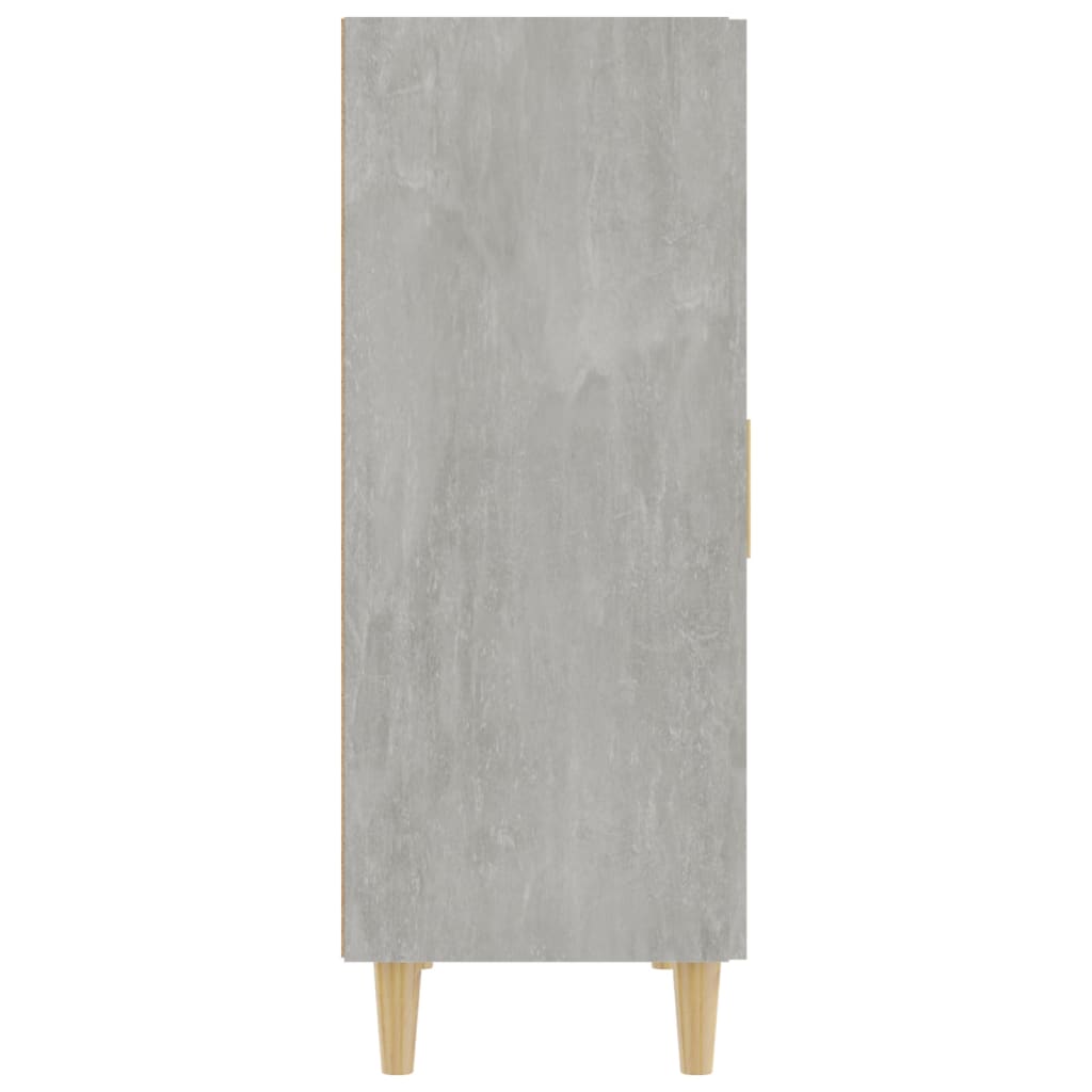 Komoda siva boja betona 70x34x90 cm od konstruiranog drva